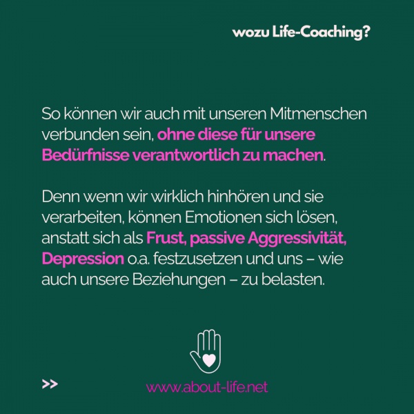 Wozu Coaching und Therapie?
