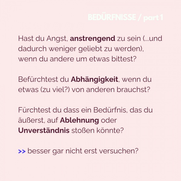 Lieber nicht nerven?